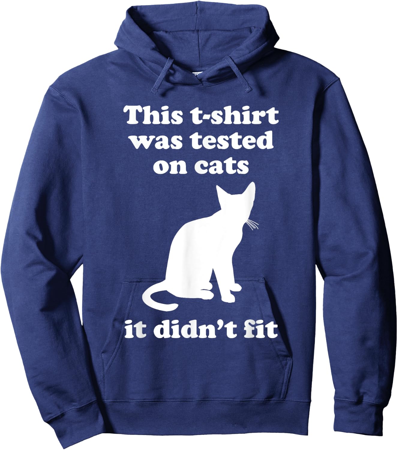 Funny Cat Gift Women Boys or Girls Sarcastic Hoodie - Hoodie | Navy
