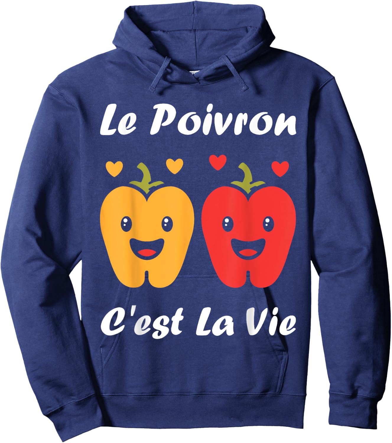 Vegetable The Pepper Is Life Humour Pepper , Black, S Hoodie - Hoodie | Navy