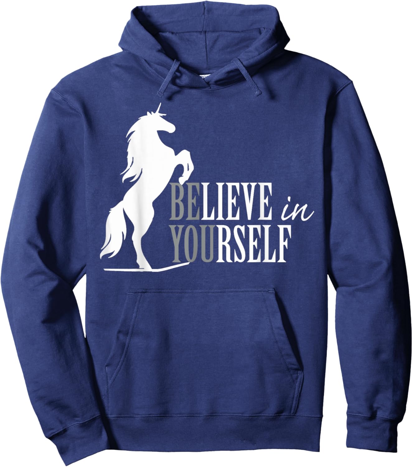 Belive in yourself unicorn Hoodie - Hoodie | Navy