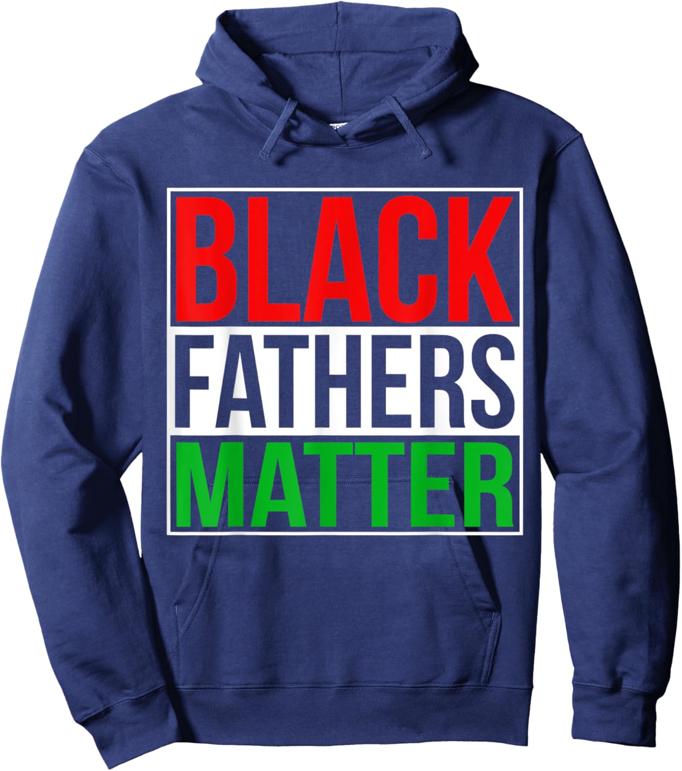 Black Fathers Matter Family Civil Rights Dad T Shirt Gift Hoodie - Hoodie | Navy