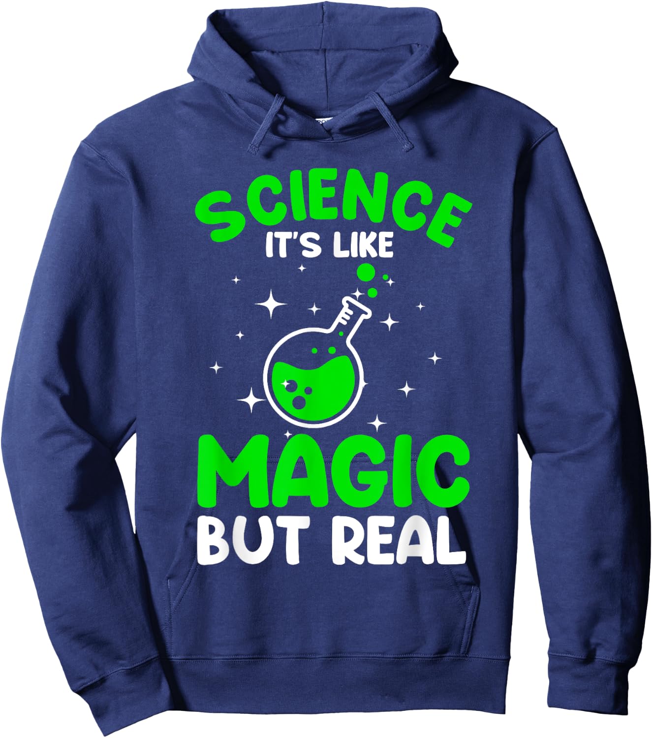 Cool Science Women Science Is Real Geek Nerd Magic Hoodie - Hoodie | Navy