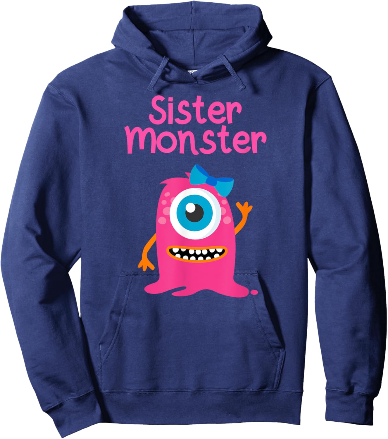 Monster T Shirt for Girls and Sisters Hoodie - Hoodie | Navy