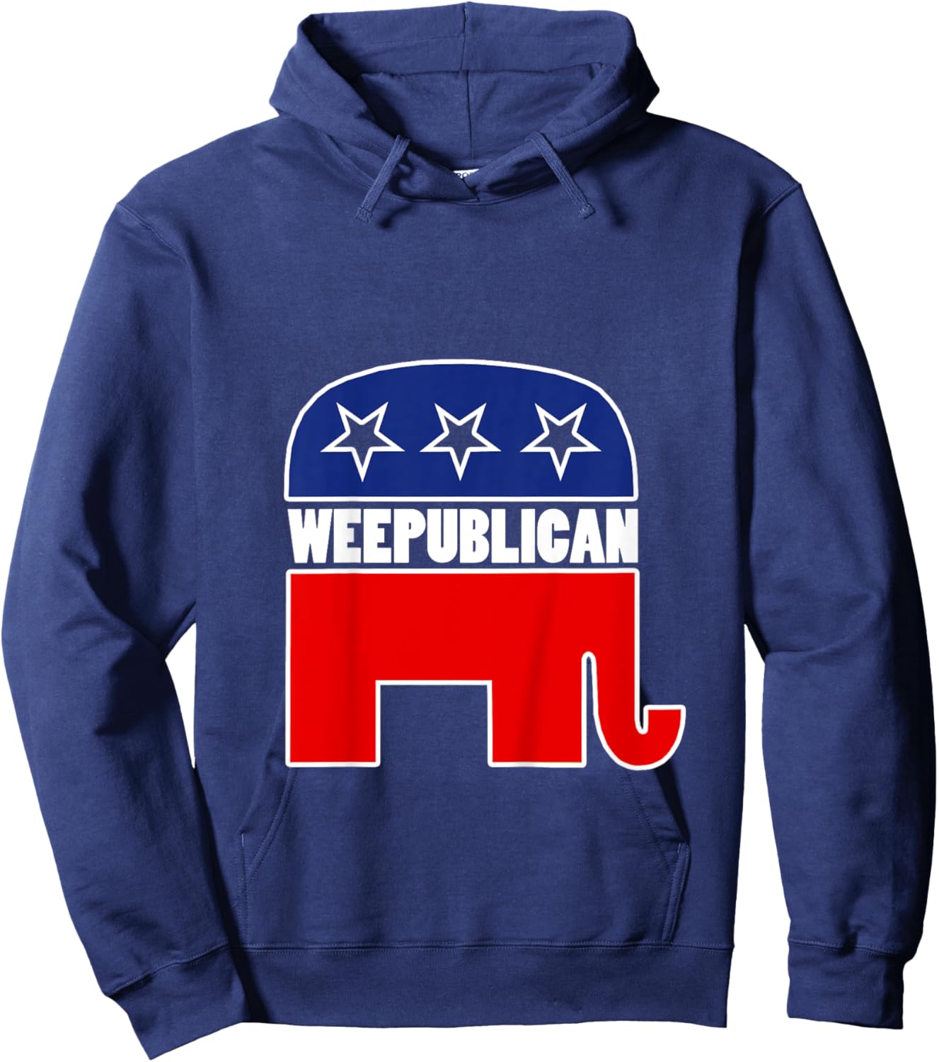 WEEpublican shirt kids republican gop elephant logo Hoodie - Hoodie | Navy