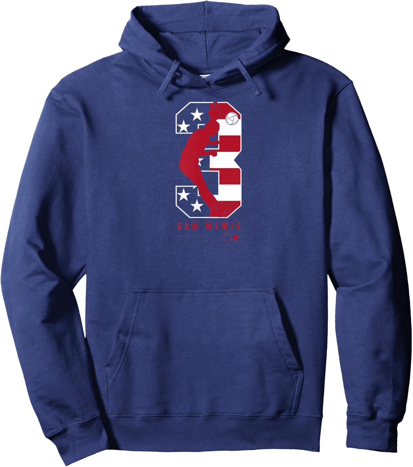 Sam Mewis 3: USWNT Players Association - USA Soccer Hoodie - Hoodie | Navy