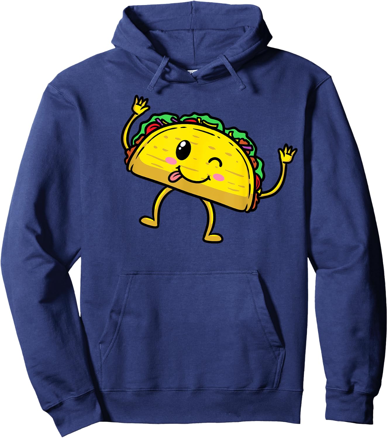 Taco Mexican Food Cinco De Mayo Men Women Hoodie - Hoodie | Navy