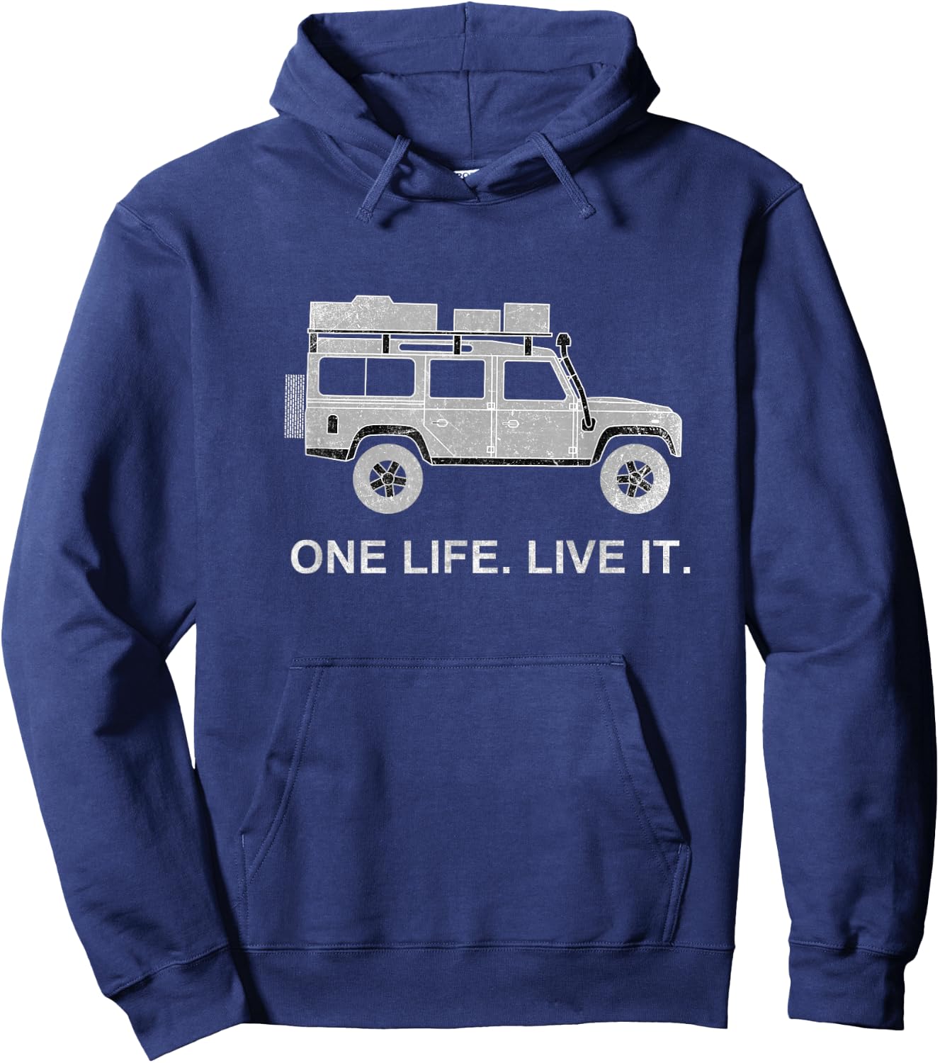Roof Tent Defender Off-Road 4x4 Travel Vehicle Hoodie - Hoodie | Navy