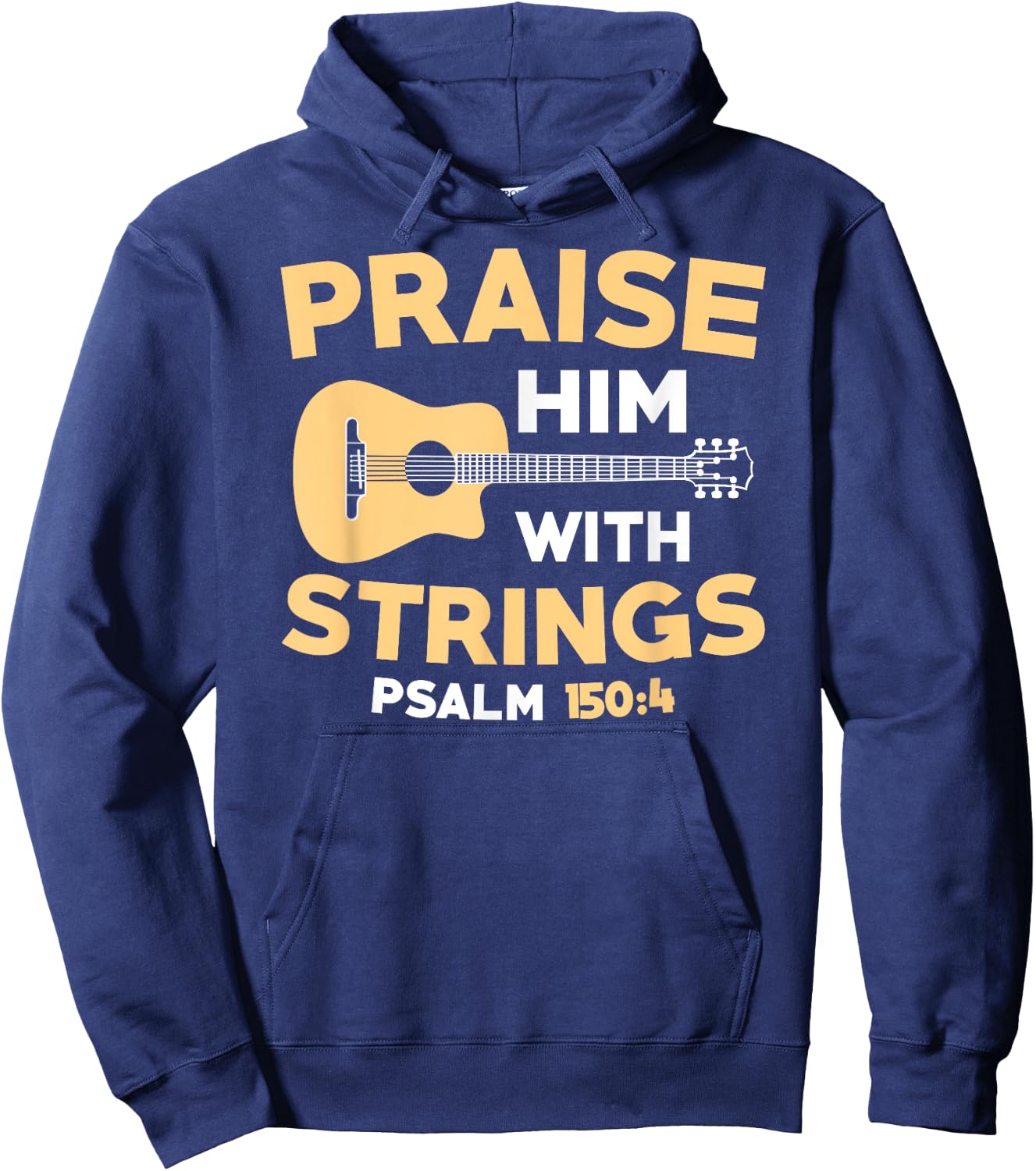 Christian Music Church Guitar Bass Jesus Rock Gift Hoodie - Hoodie | Navy