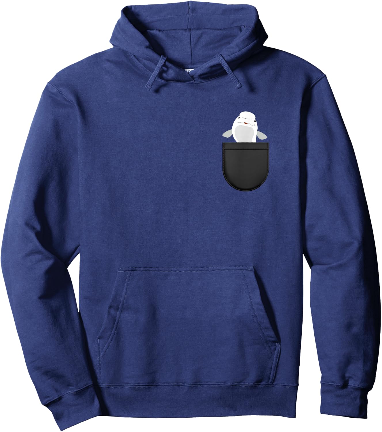 Beluga Whale Pocket Beluga Whale Lover Beluga Whales Hoodie - Hoodie | Navy