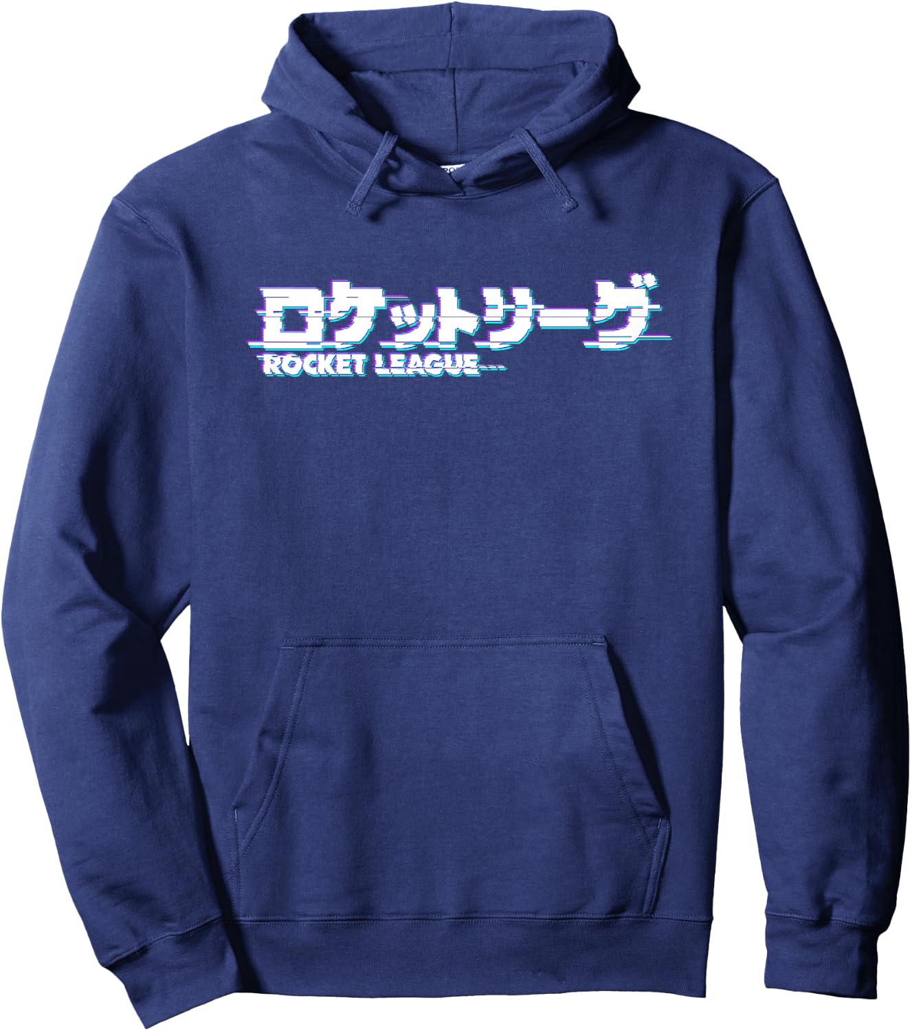 Kids Rocket League Light Tokyo Glitch Logo Kids , Black, 2 Hoodie - Hoodie | Navy