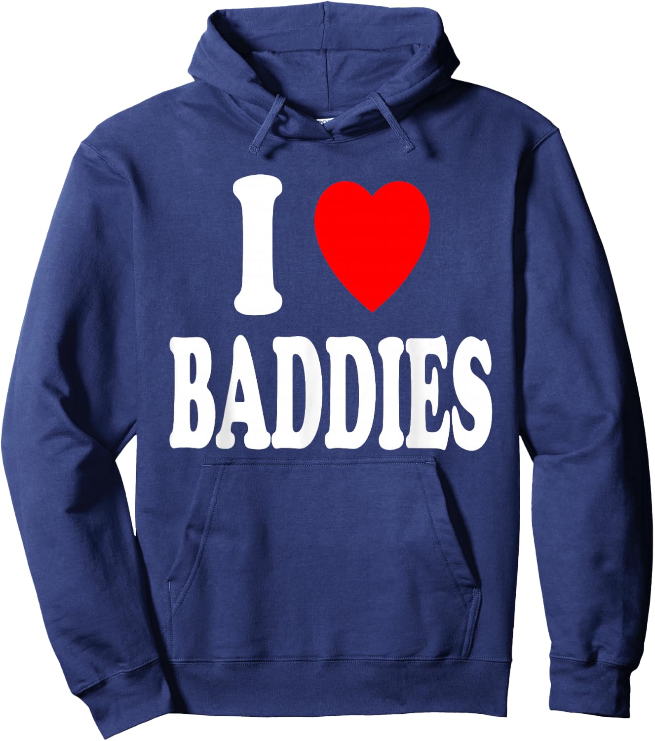 Ich liebe (liebe) Baddies Attraction Pretty Independent Hoodie - Hoodie | Navy