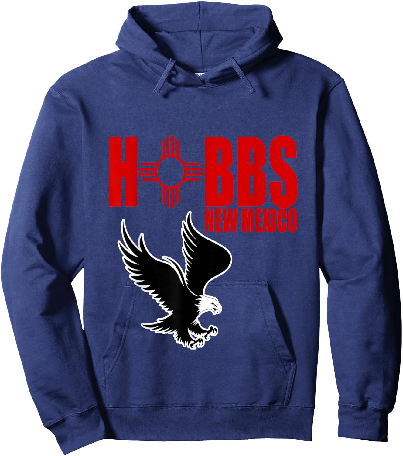 Hobbs New Mexico Eagles Permian Basin Oil Lea County Hoodie - Hoodie | Navy