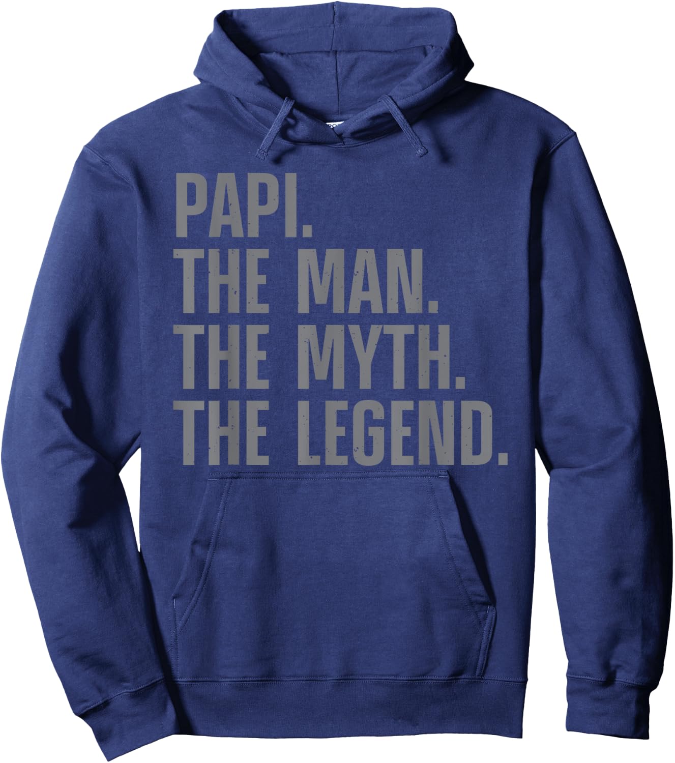 Papi Design For Grandpa Grandfather From Grandkids Papi Hoodie - Hoodie | Navy