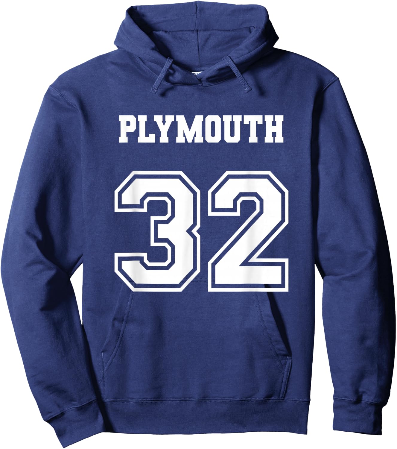 Jersey Style 2032 32 Plymouth Massachusetts Mass 1932 Class Hoodie - Hoodie | Navy