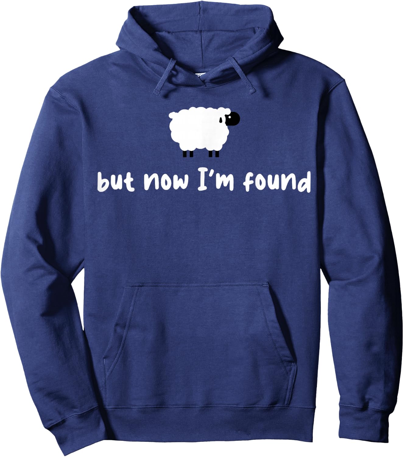 Sheep But Now I'm Found Hoodie - Hoodie | Navy
