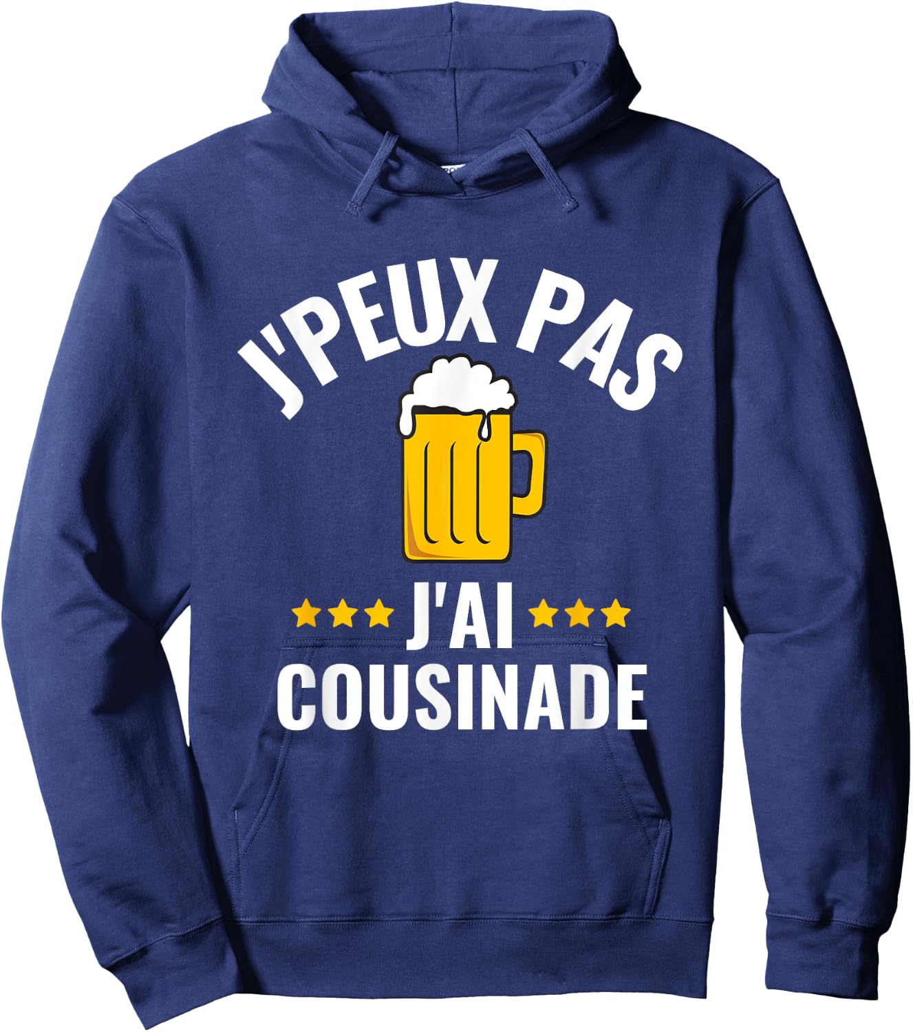 J'peux Pas J'ai Cousinade Funny Cousines , Black, S Hoodie - Hoodie | Navy