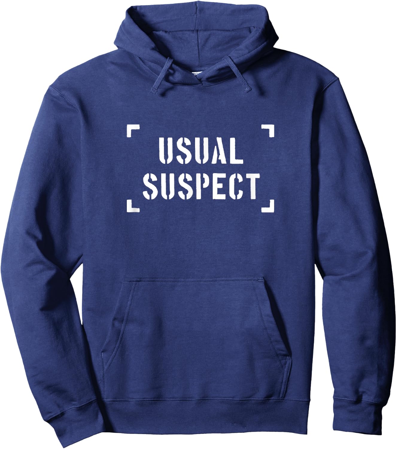 Funny Usual Suspect Hoodie - Hoodie | Navy