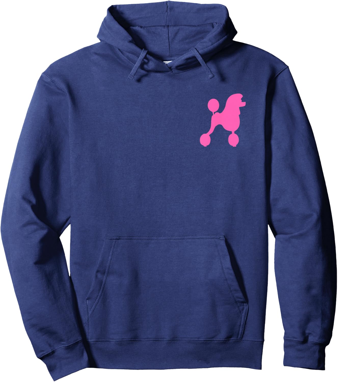 Poodle Skirt Hot Pink Sock Hop 1950's Costume Hoodie - Hoodie | Navy