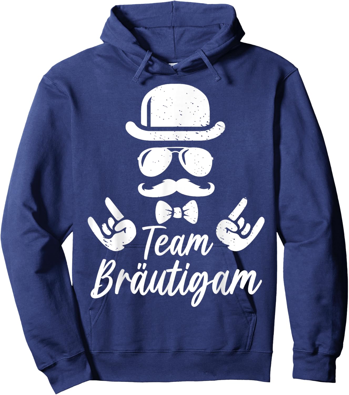JGA Männer Polterabend Poltern Junggesellenabschied Hoodie - Hoodie | Navy