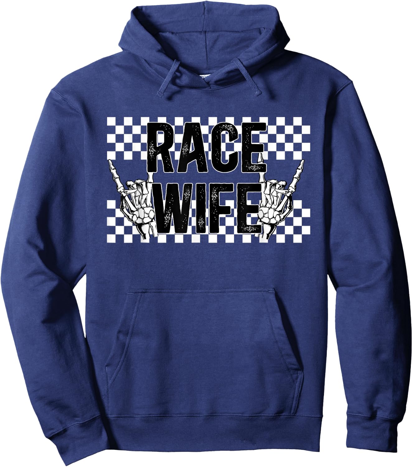 Race Wife Racing Wife Of A Racer Wife Hoodie - Hoodie | Navy