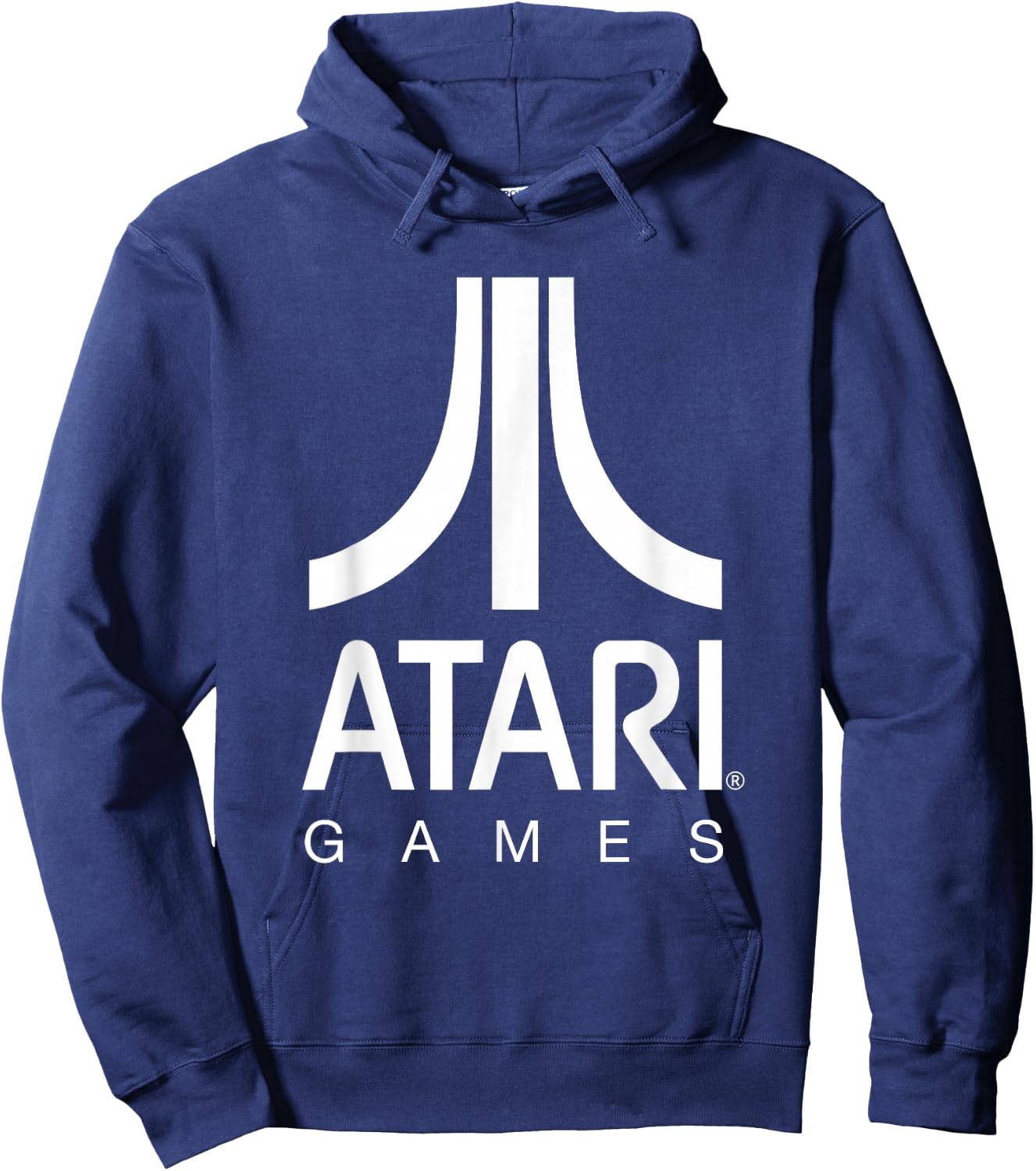 Atari Schwarz Adult Retro-Klassisch Kurzarm S Hoodie - Hoodie | Navy
