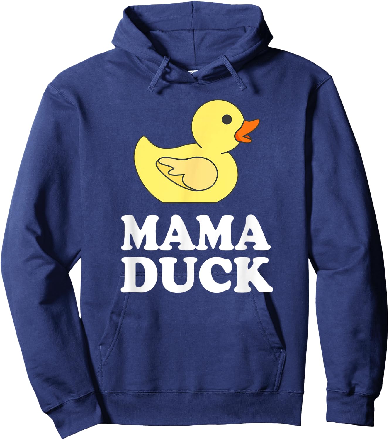 Mama Duck Funny Mother Bird Gift Hoodie - Hoodie | Navy
