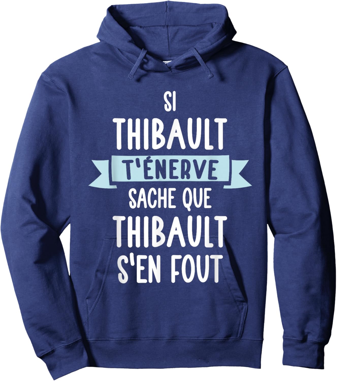 Gift Man Humour Name Personalized Thibault , Black, S Hoodie - Hoodie | Navy