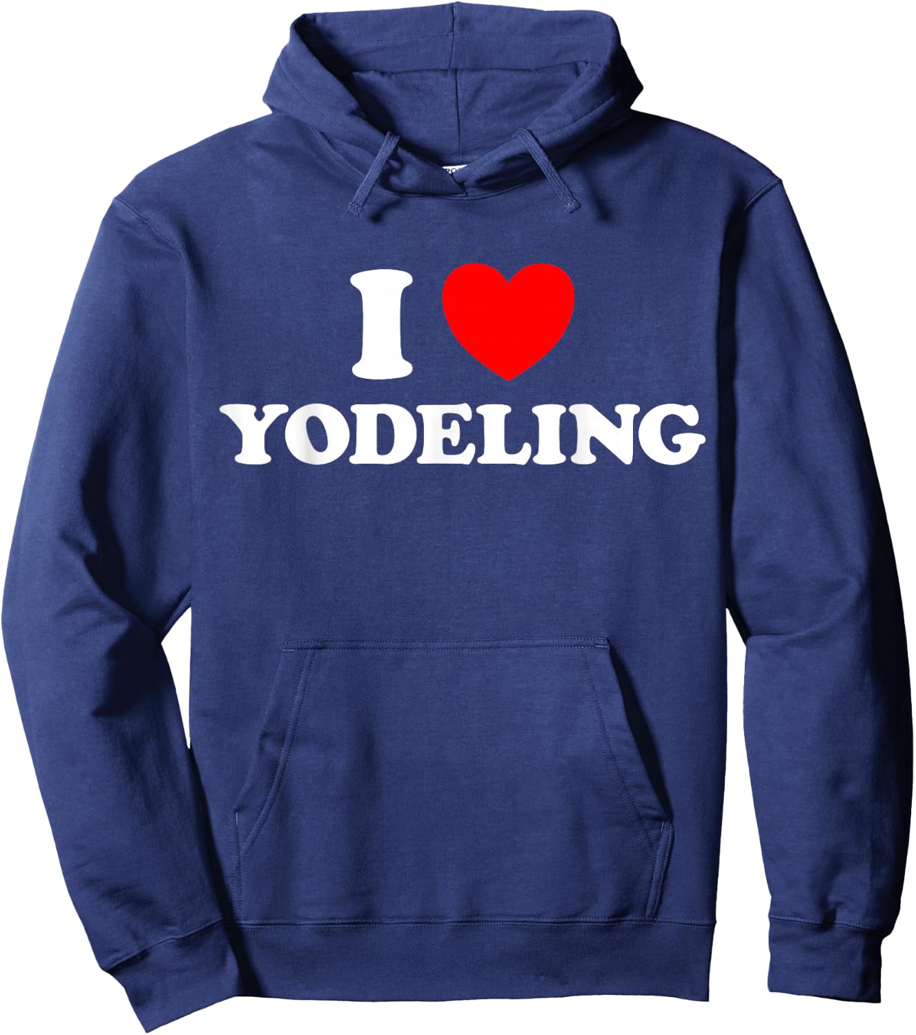 I Love Yodeling Funny Yodel Song Alps Swiss Cow Sing Music Hoodie - Hoodie | Navy