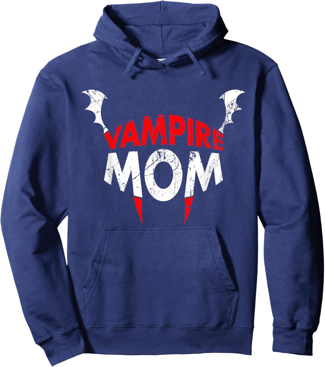 Funny Vampire Mom Halloween Party Costume Hoodie - Hoodie | Navy