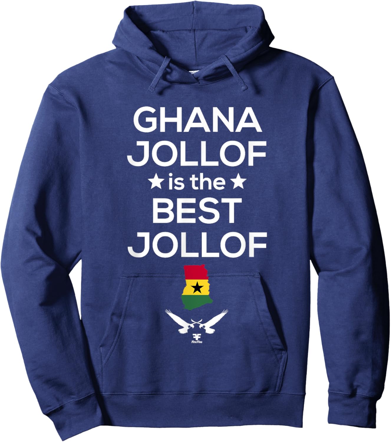 Ghana Jollof is the Best Jollof Hoodie - Hoodie | Navy