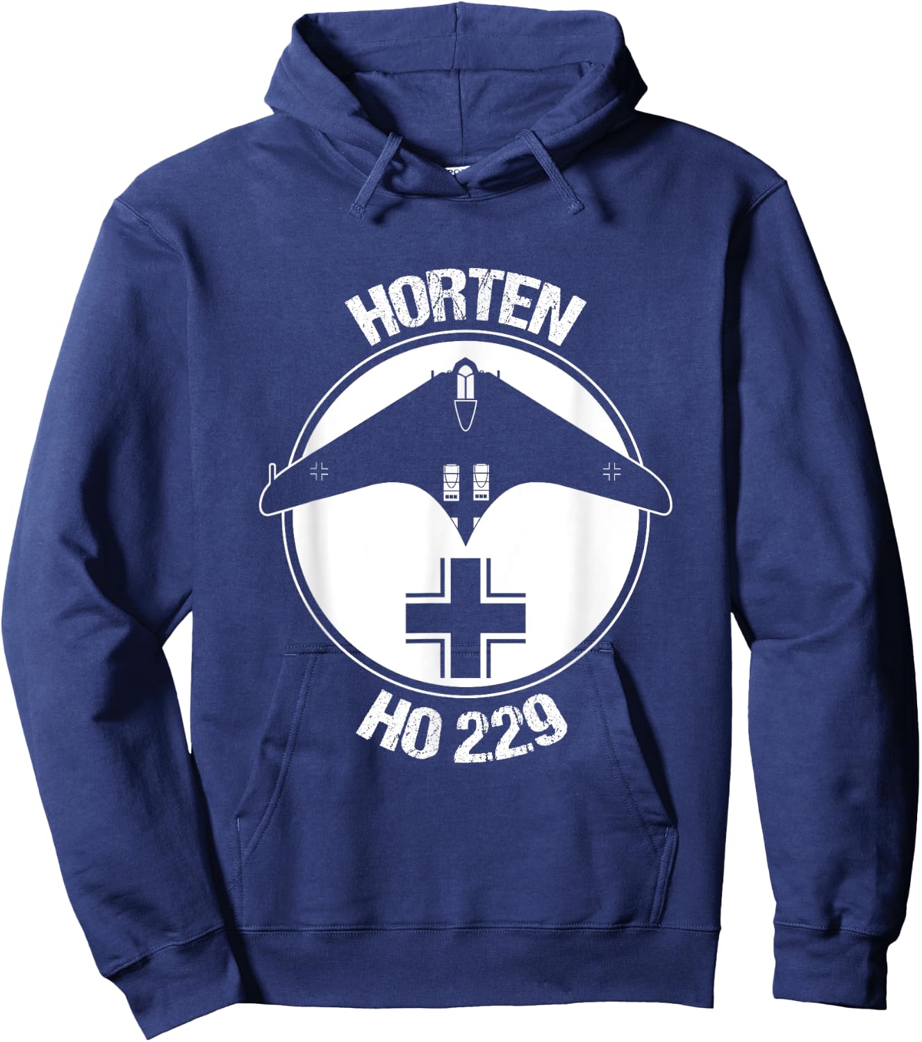 Horten HO 229 Flying Wing Warbird Luftwaffe Balkenkreuz Gift Hoodie - Hoodie | Navy