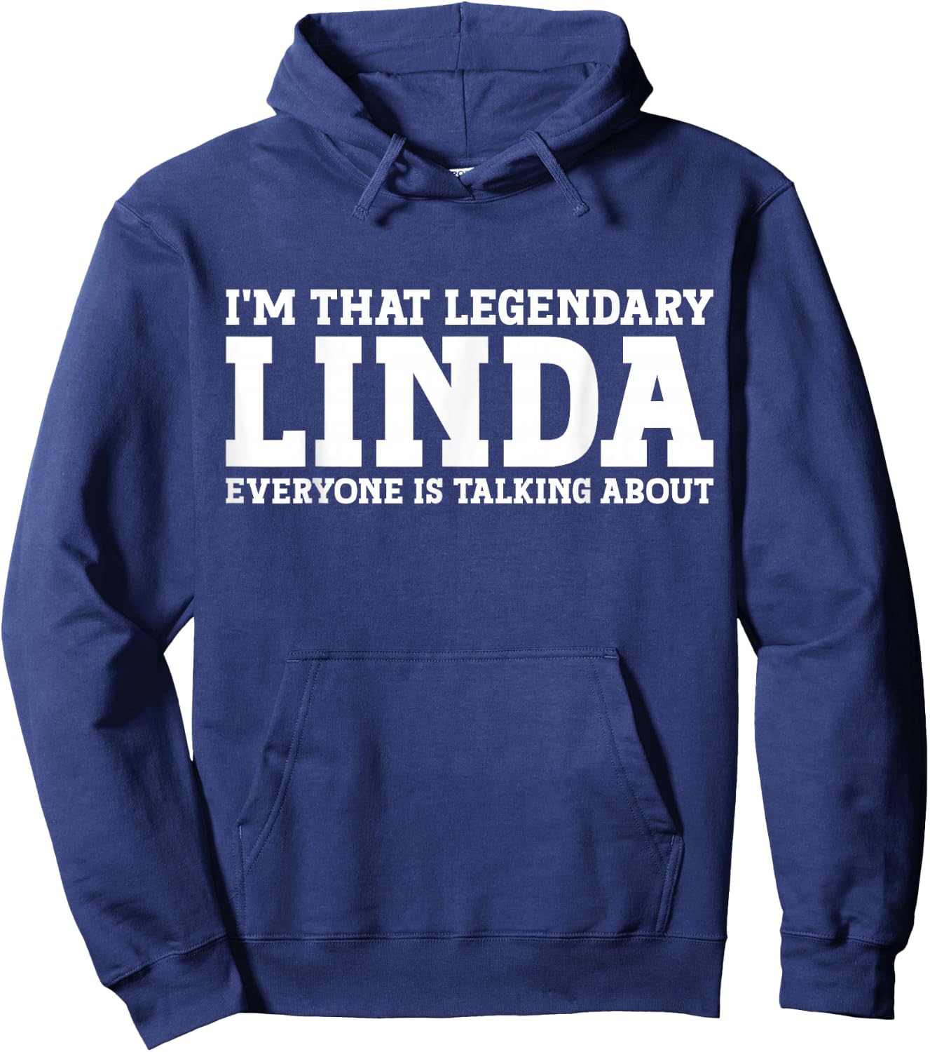 Linda Personal Name First Name Funny Linda Hoodie - Hoodie | Navy