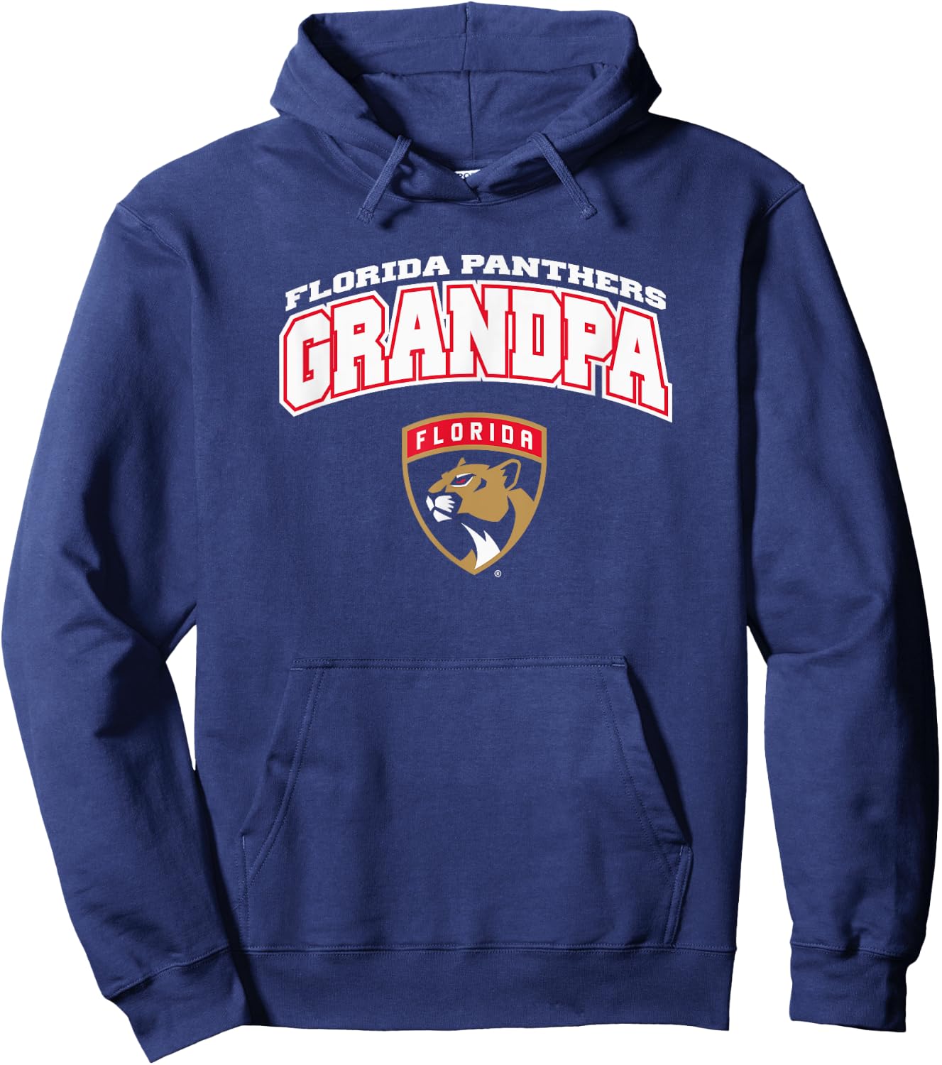 Florida Panthers Grandpa Logo Navy NHL Officially Licensed Hoodie - Hoodie | Navy