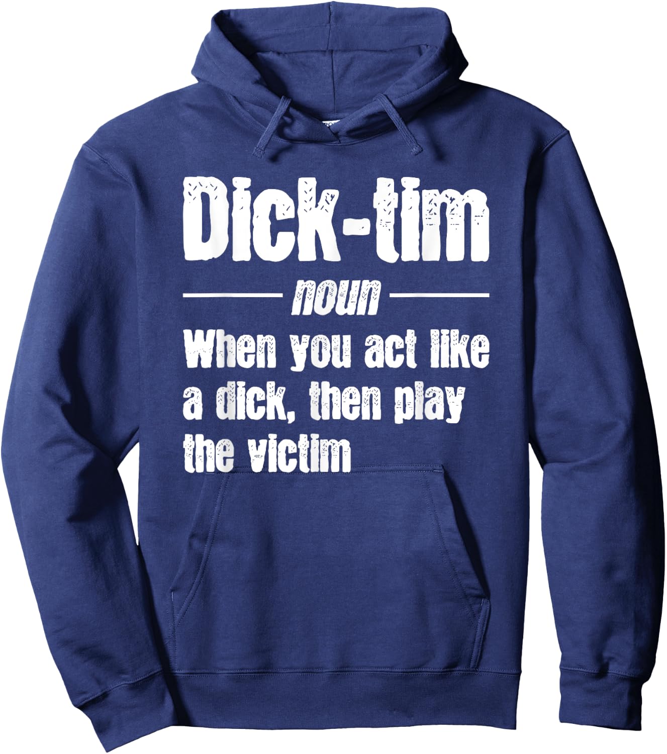 Crime Scene Victim Murder Mystery Dinner, Play the Dicktim Hoodie - Hoodie | Navy