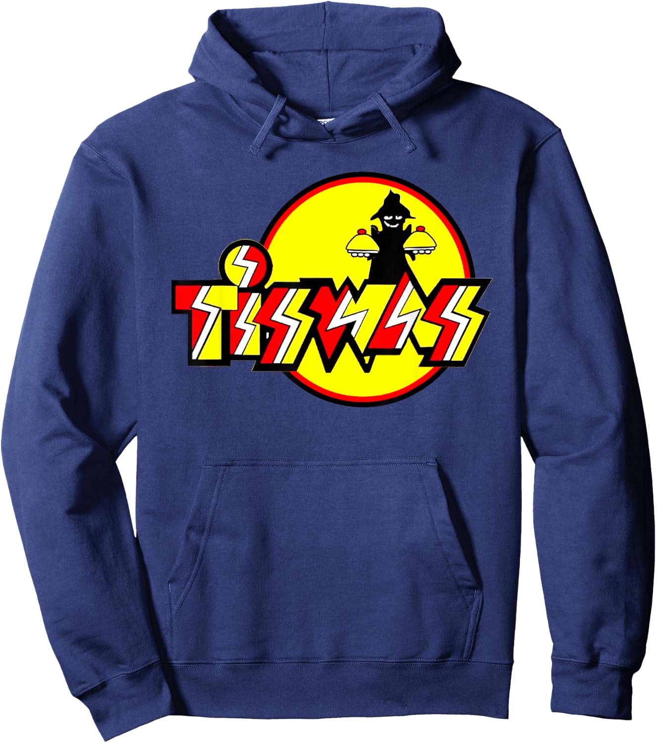 Retro Vintage 1970's 1980's Tiswas Hoodie - Hoodie | Navy