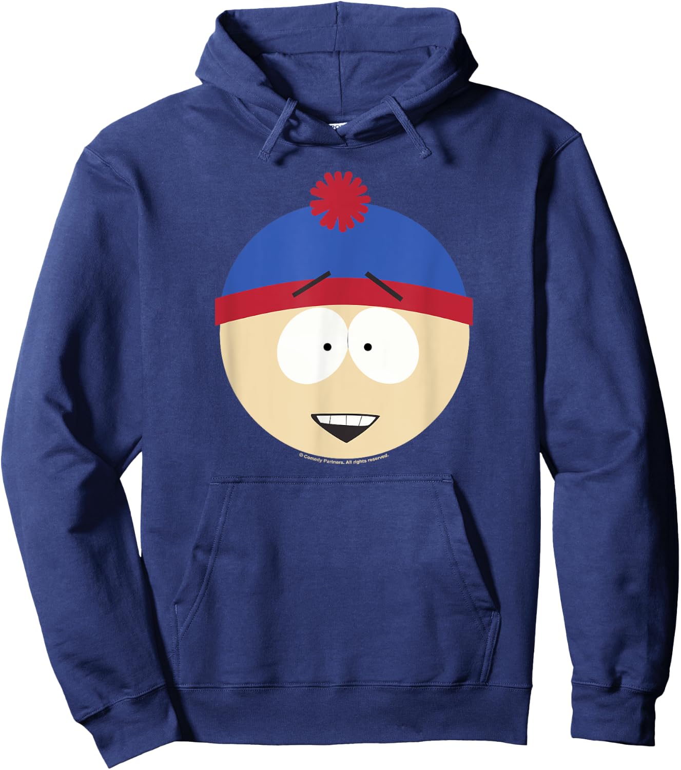 South Park Stan Smile Face Halloween Hoodie - Hoodie | Navy