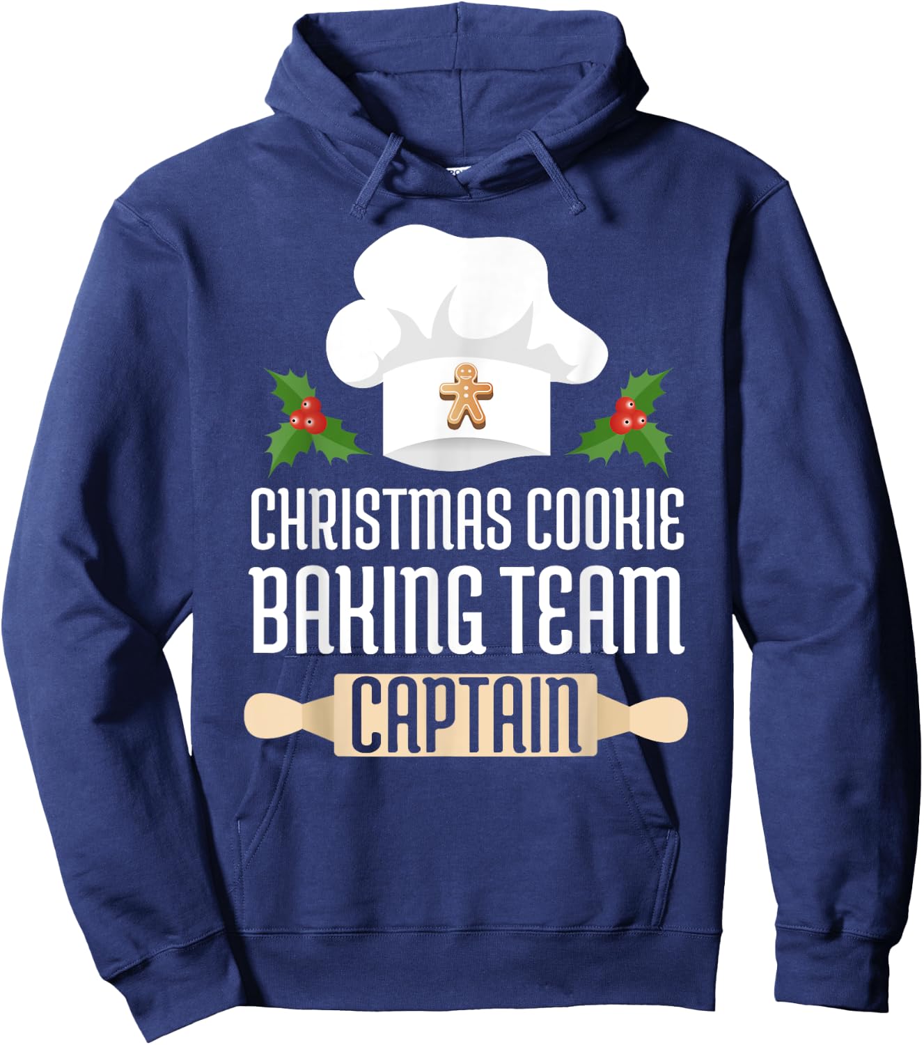 Christmas Cookie Baking Team Captain Hoodie - Hoodie | Navy