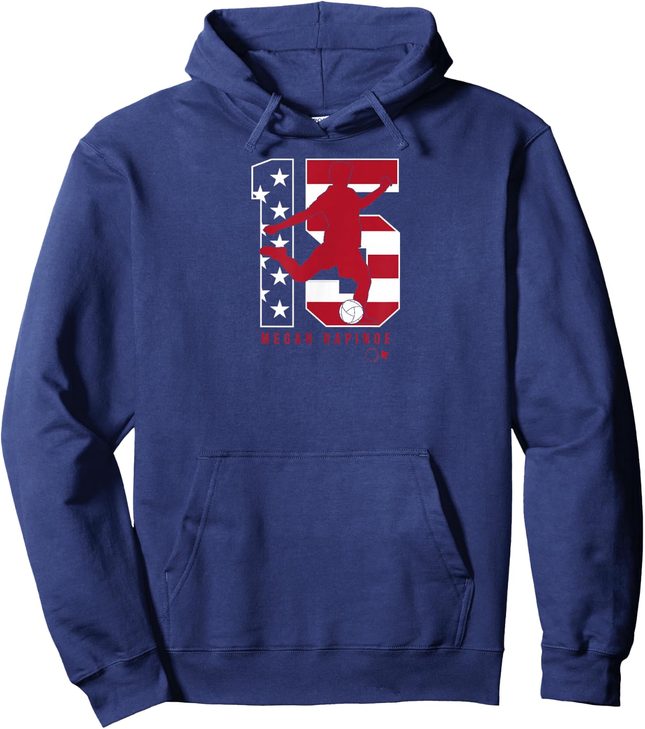Megan Rapinoe 15: USWNT Players Association - USA Soccer Hoodie - Hoodie | Navy