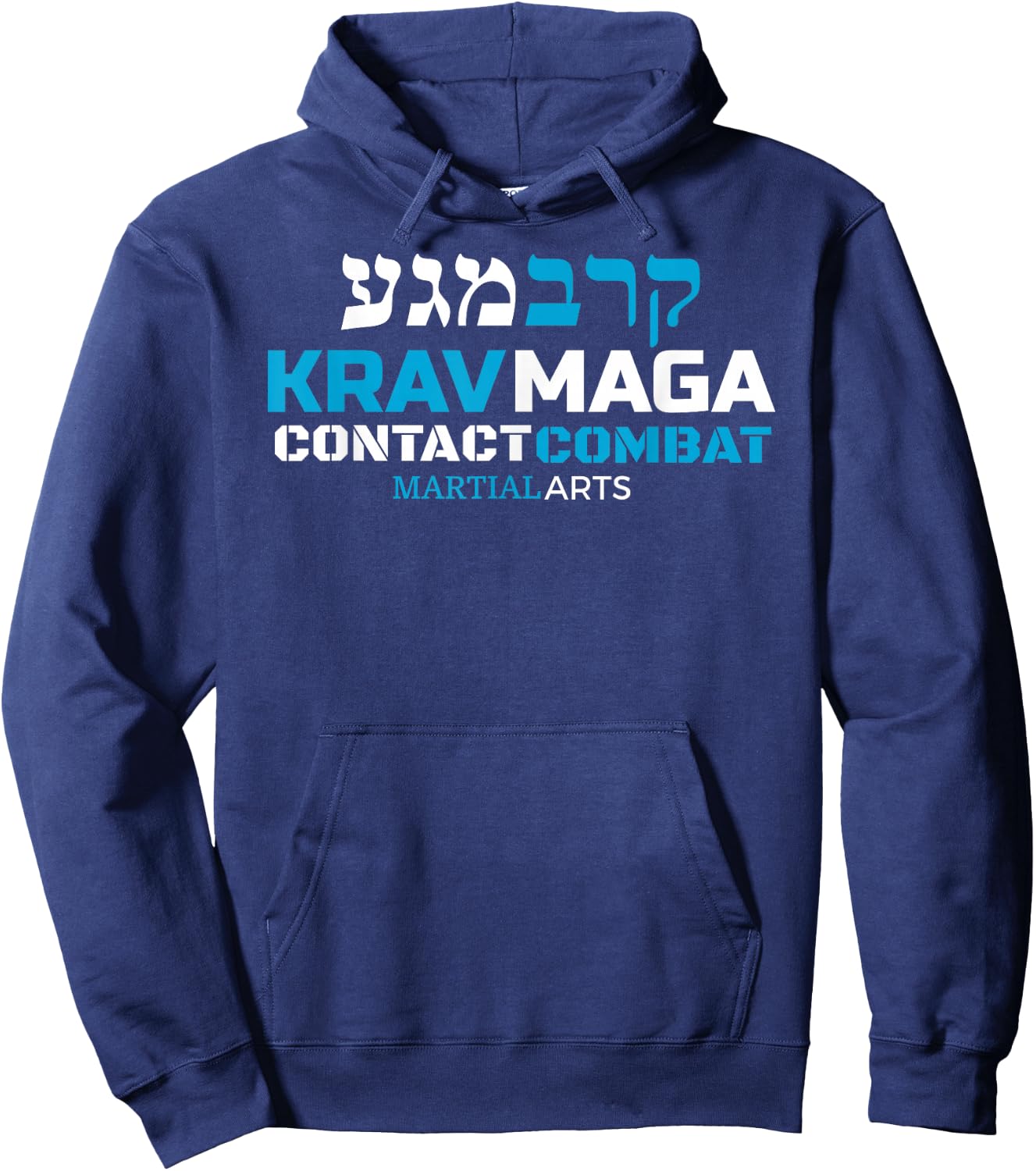 Krav Maga Israeli Defense Contact Combat Martial Arts Hoodie - Hoodie | Navy