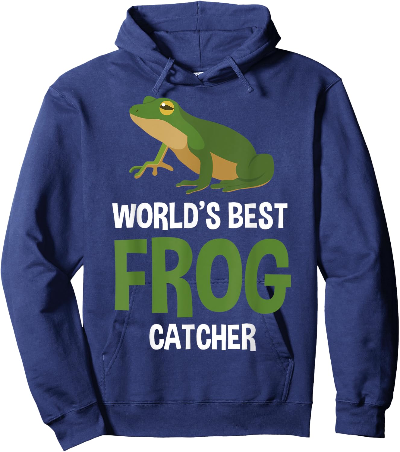 World's Best Frog Catcher Gift Boys Girls Kids Frog Hunter Small Hoodie - Hoodie | Navy