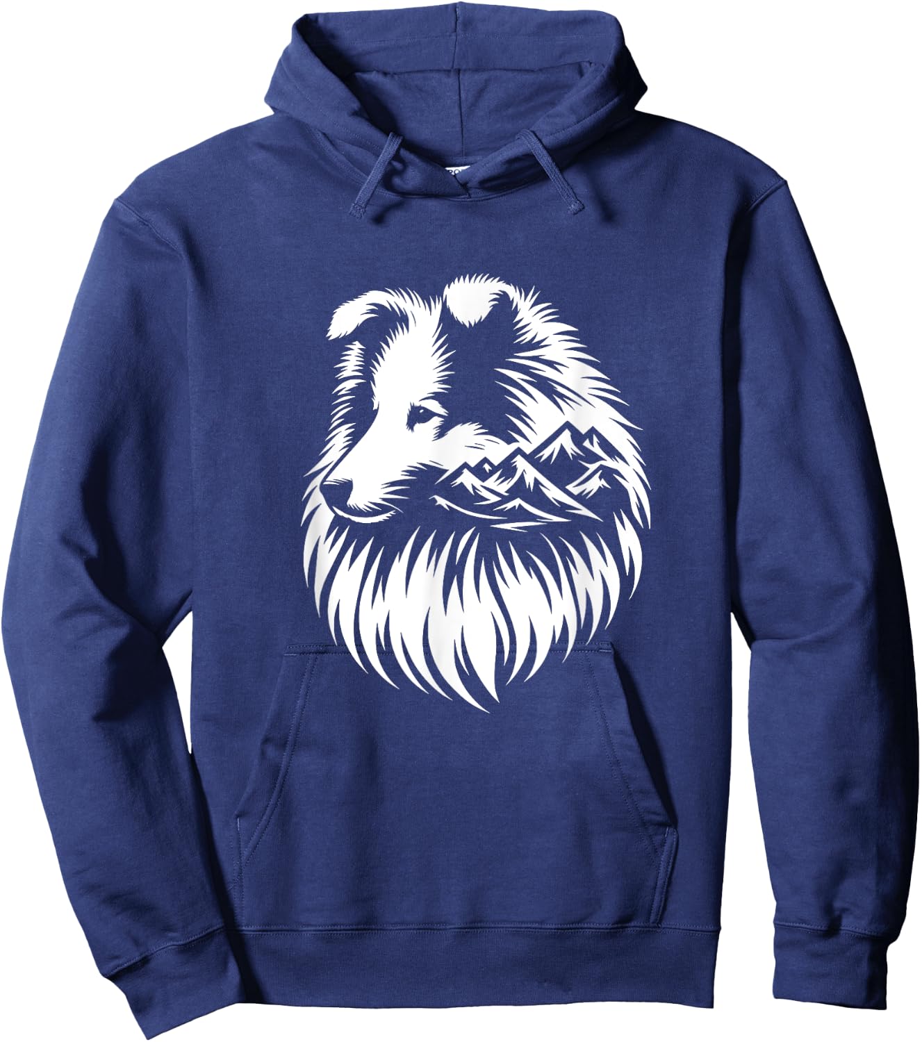 Shetland Shepherd Dog Sheltie Nature Design Hoodie - Hoodie | Navy