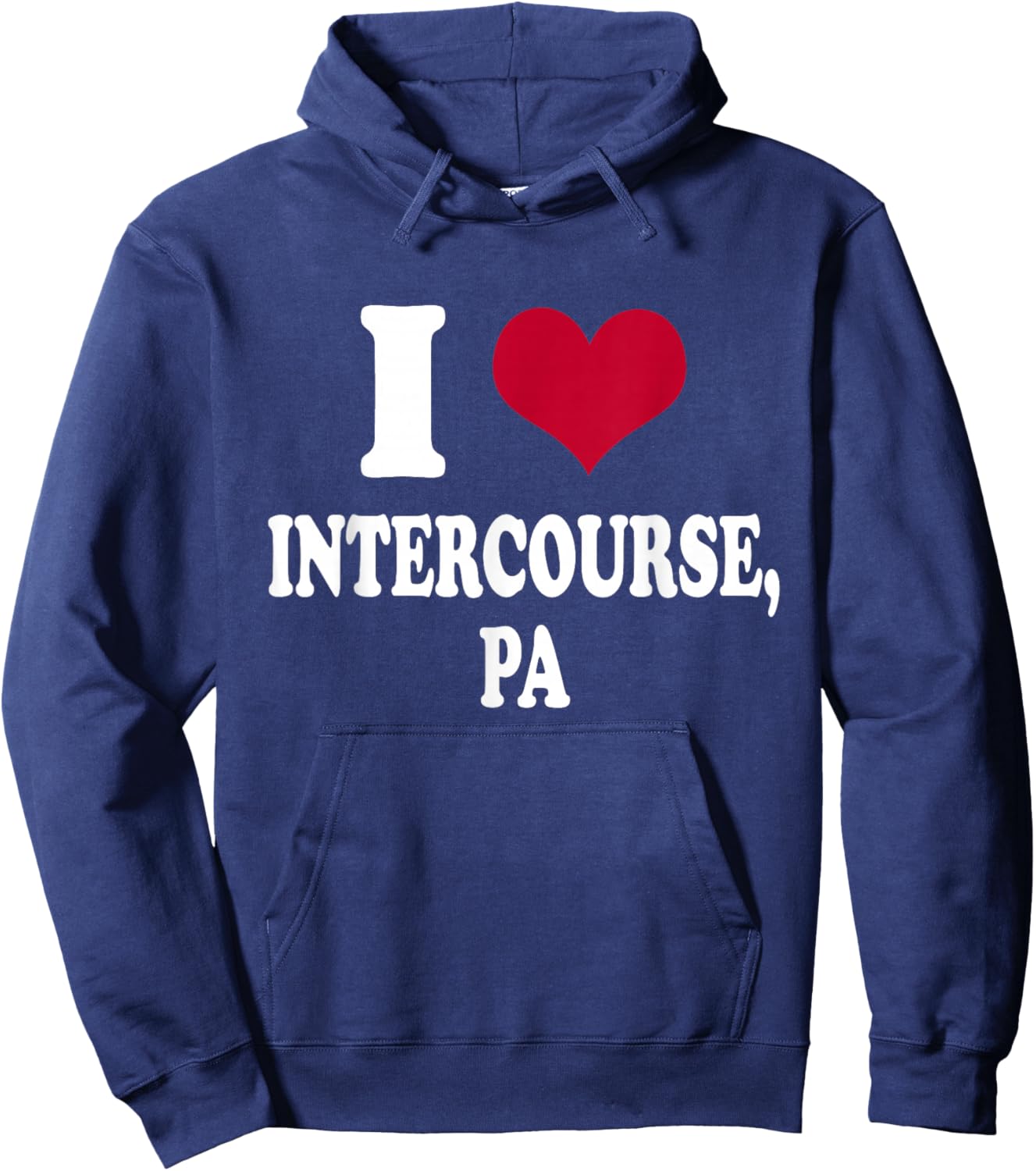 I Love I Heart Intercourse, PA Hoodie - Hoodie | Navy