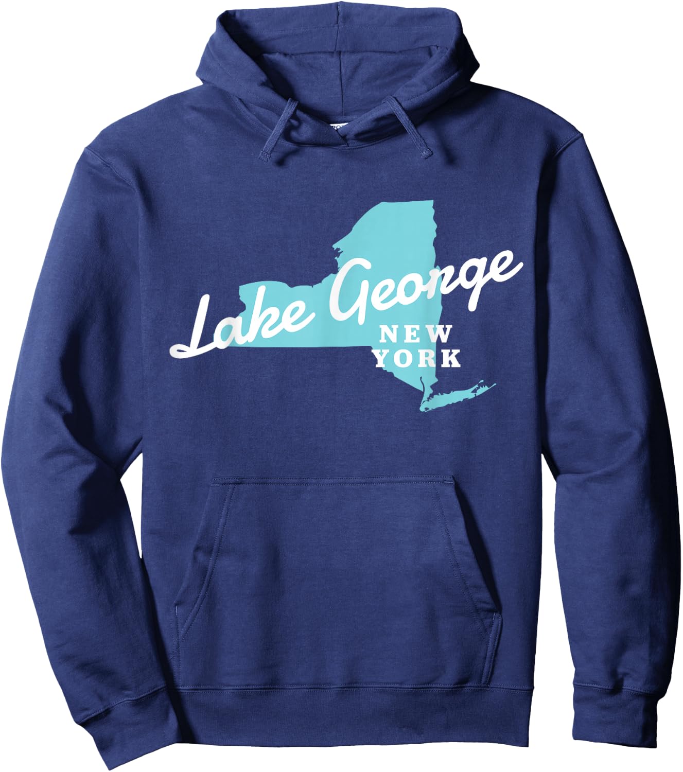 Lake George NY New York State Lake George Hoodie - Hoodie | Navy