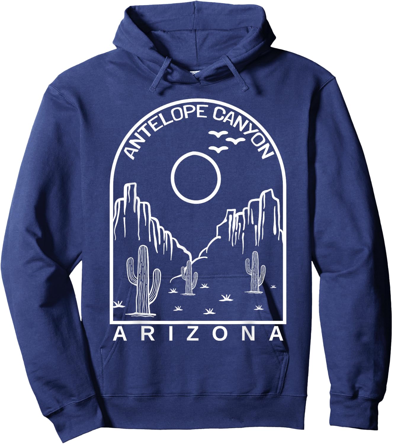 Grand Antelope Canyon Arizona Visitor Tourist Trek Parks Hoodie - Hoodie | Navy