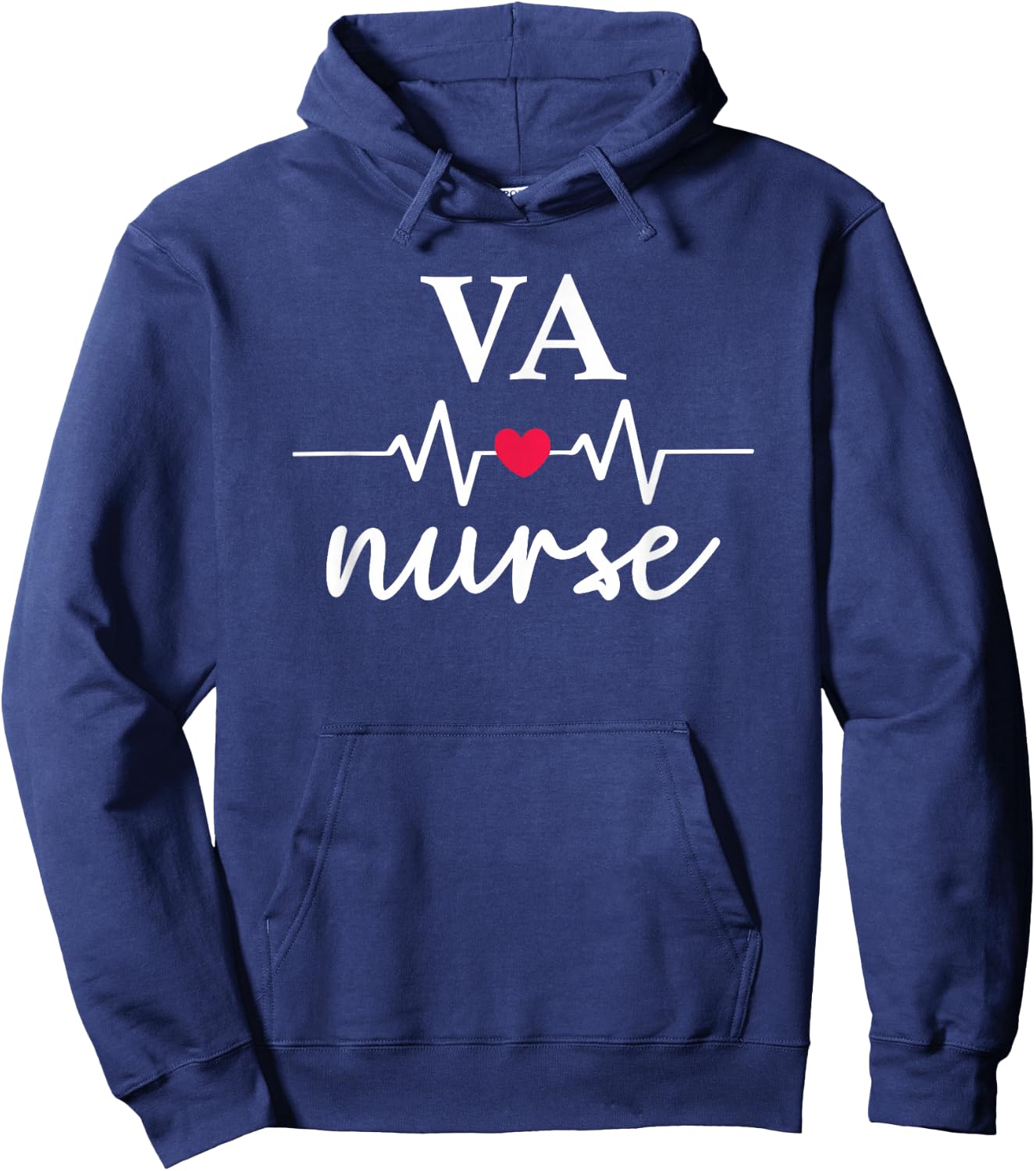 Cute Va Nurse RN Nursing Department Hoodie - Hoodie | Navy