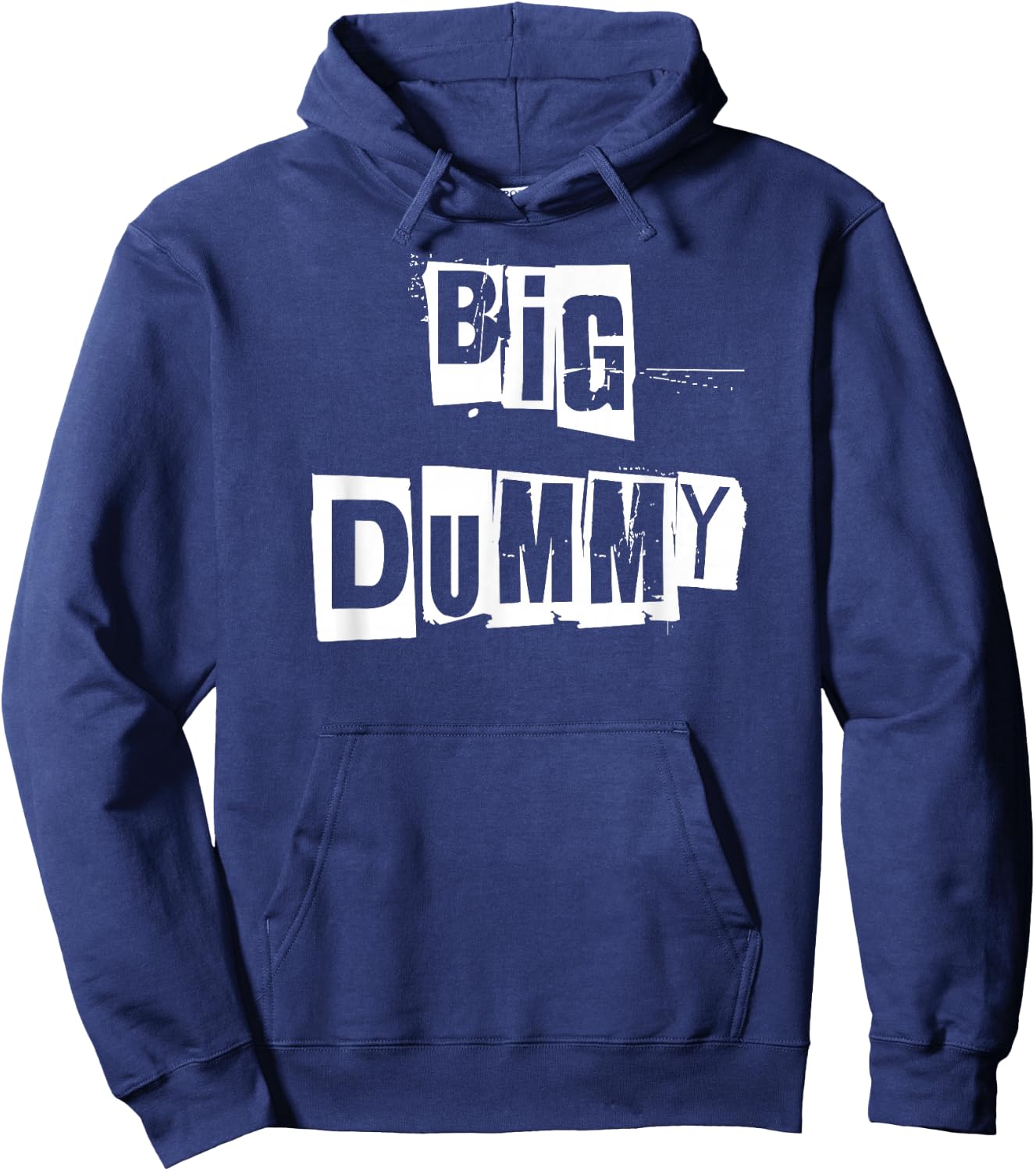 Big Dummy Block Text Hoodie - Hoodie | Navy