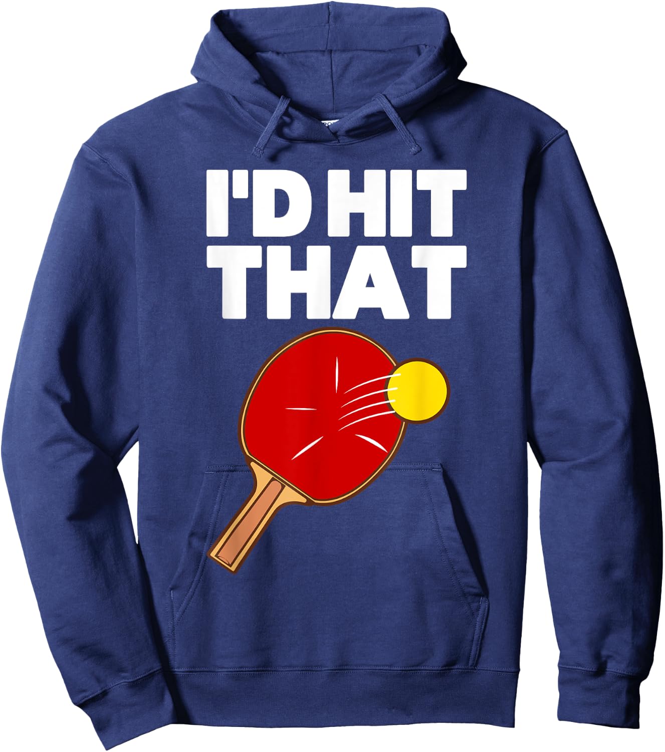 Cool Table Tennis Design Women Game Ping Pong Lovers Hoodie - Hoodie | Navy