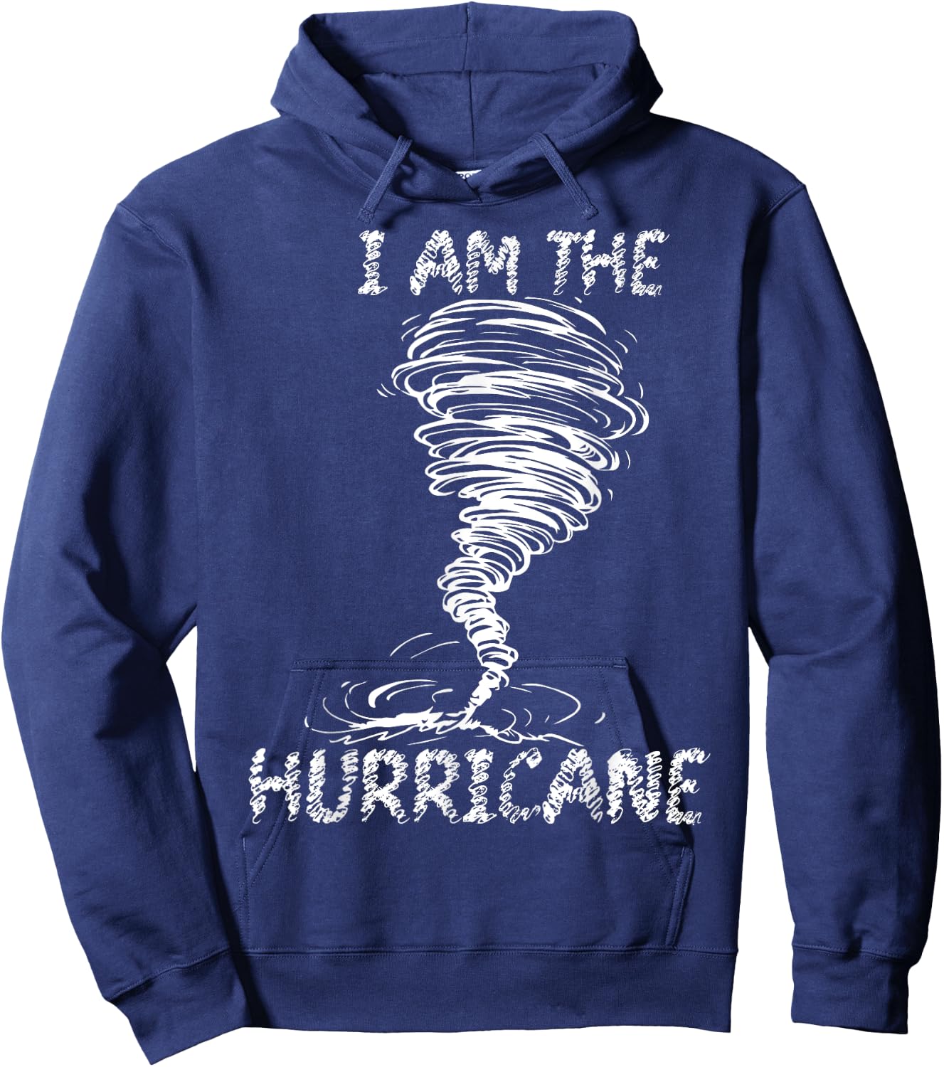 White Storm Twister Hurricane Tornado Weather Scary Costume Hoodie - Hoodie | Navy