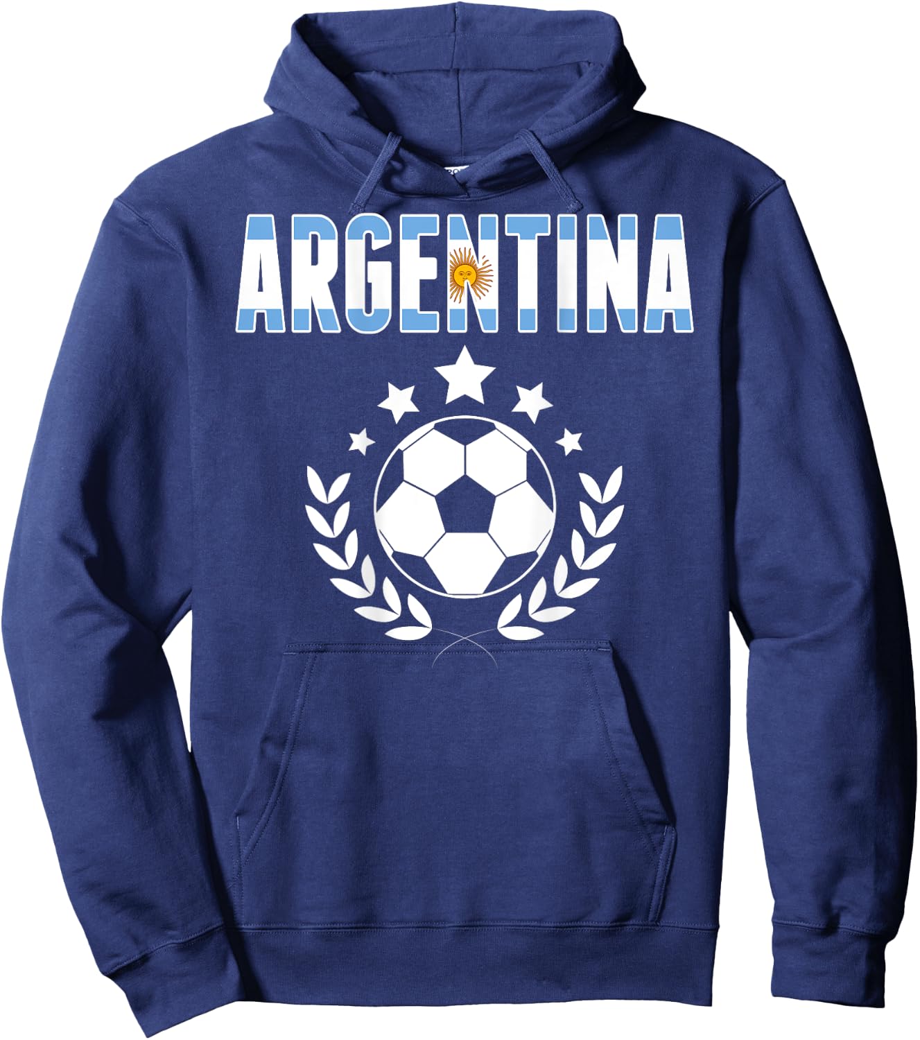 Argentinien Soccer Fans Trikot - Support argentinischer Fußball Hoodie - Hoodie | Navy