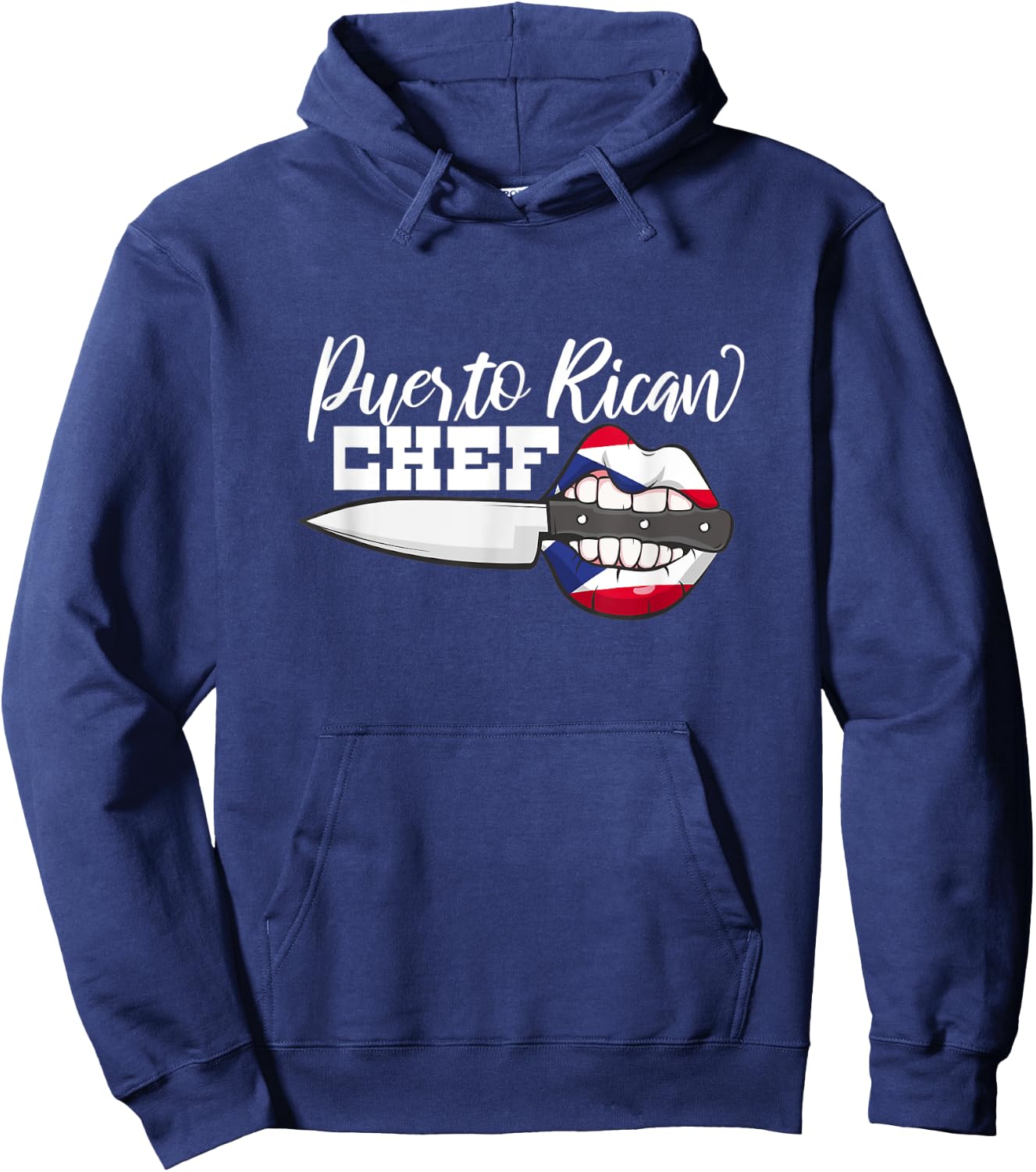 Puerto Rican chefs are lip biting hot! Hoodie - Hoodie | Navy