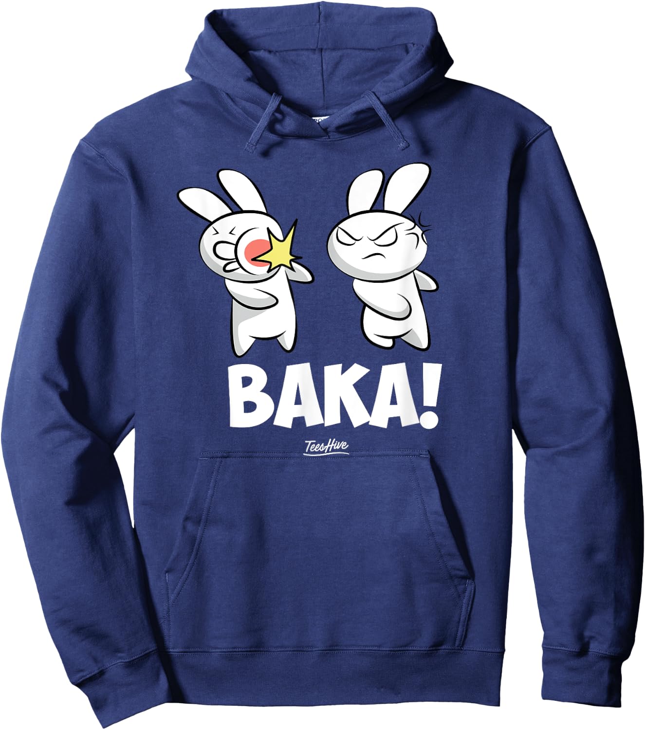Men Anime Baka Hoodie - Hoodie | Navy